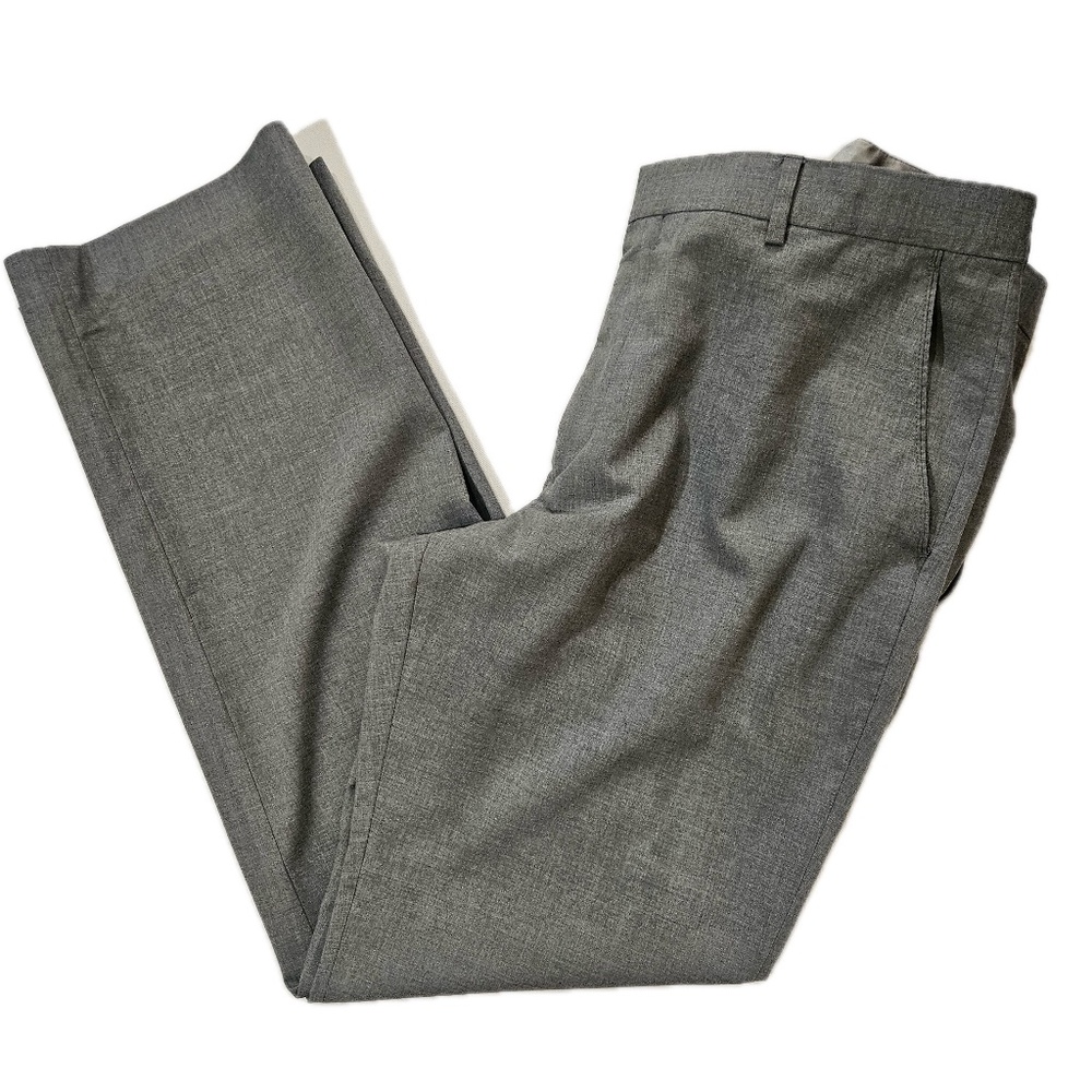 Banana Republic Pants Mens 33x32 Gray Tailored Slim Dress Pants‎ Flat Front